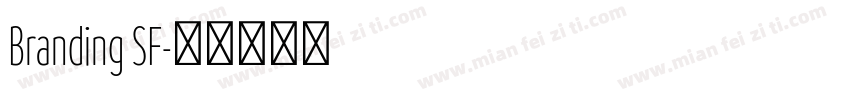 Branding SF字体转换